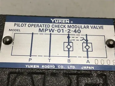 USED YUKEN MPW-01-2-40