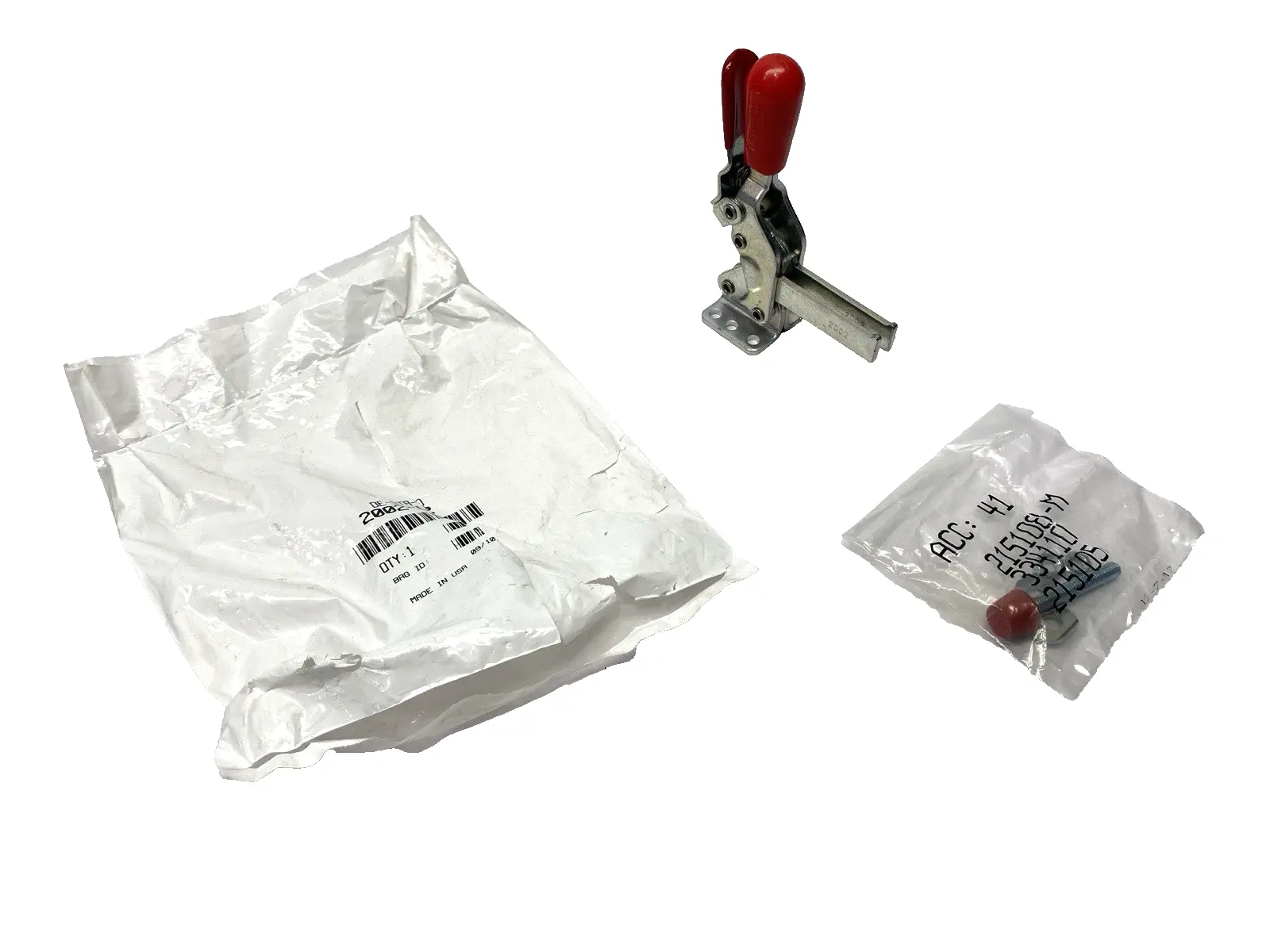 New | in-Stock DESTACO Vertical Hold-Down Toggle Locking Clamp Flange Base U-Bar Clamps Michigan US | Maverick Industrial Sales #1398411