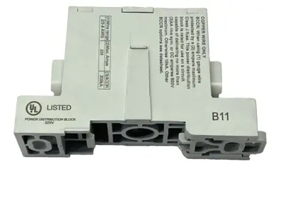 Used Edison Power Distribution Block 3/16" 600V 175A Terminal Blocks Michigan US | Maverick Industrial Sales #1402207