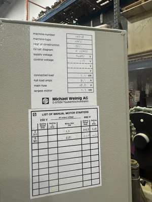 Weinig Rondamat 950 Profile Grinder