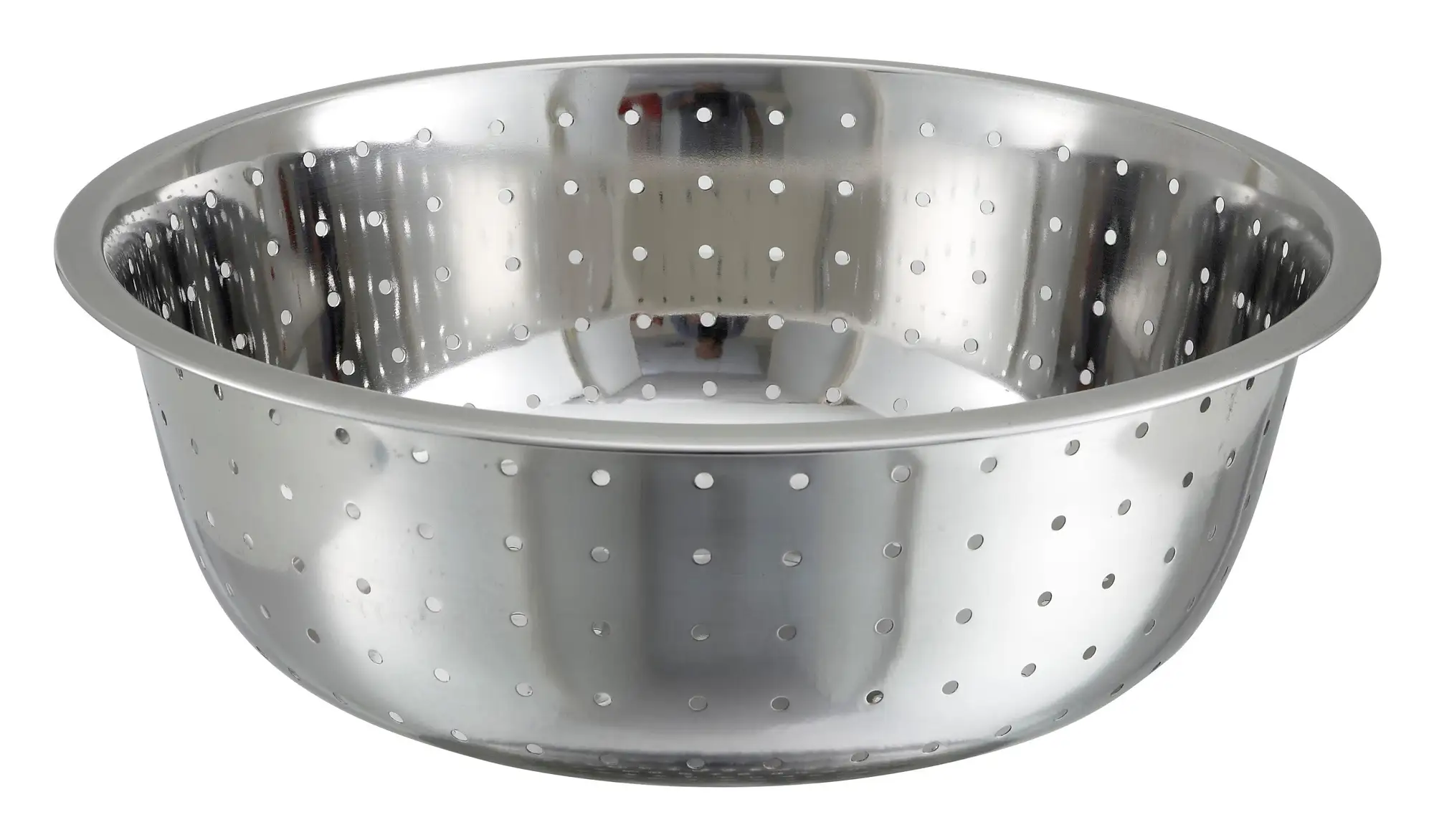 15" Colanders, Chinese Style, 5mm Holes, S/S (12 Each)