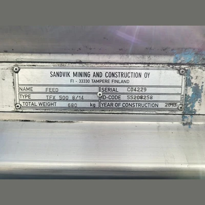 Used 2013 SANDVIK TFX 500-8/14 Drilling Attachments British Columbia CA | Savona Equipment LTD #1249498