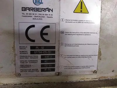 USED BARBERAN PL-32