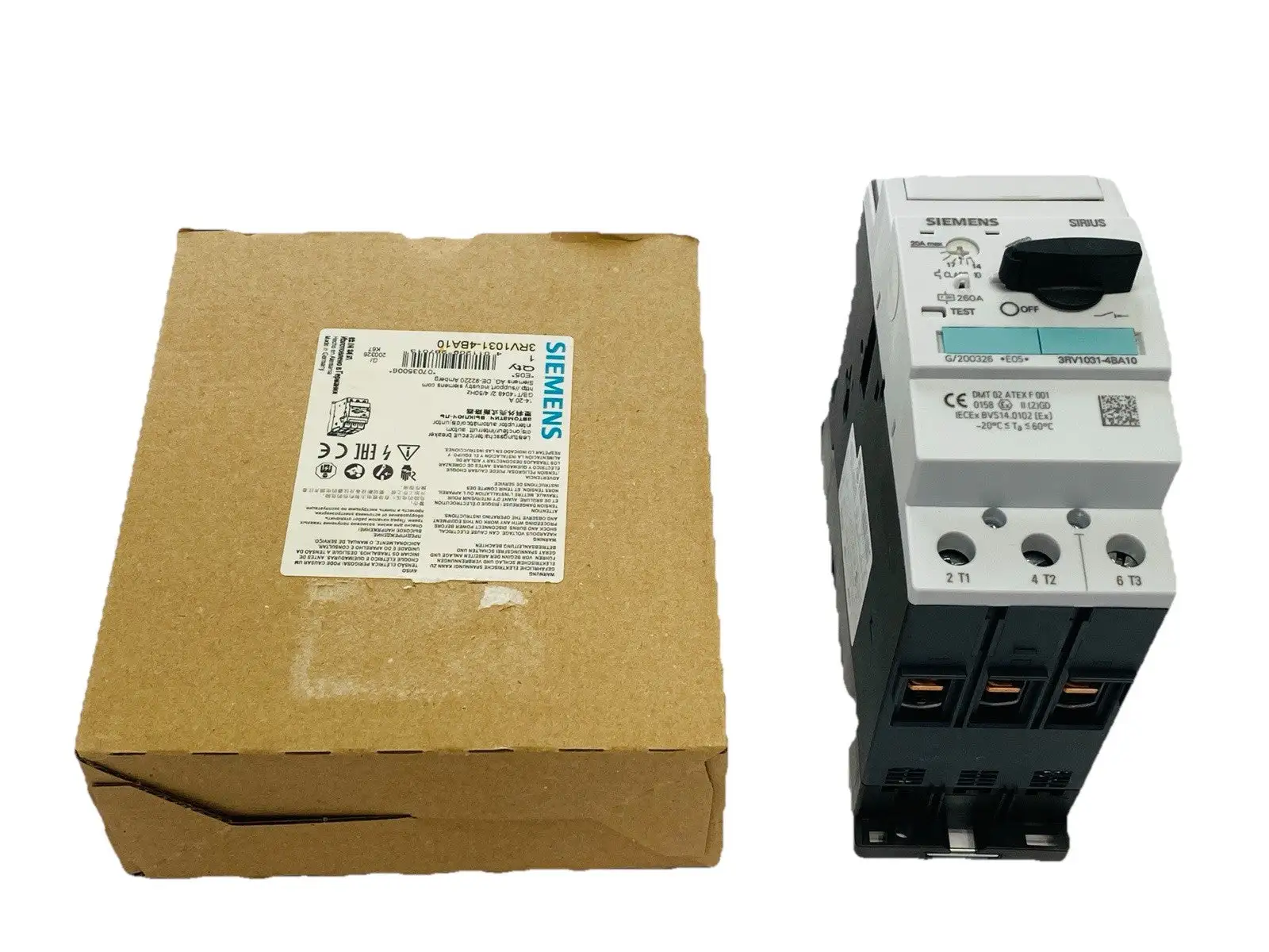 3RV1031-4BA10 | Siemens  Motor Protection Circuit Breaker 14-20A 600V - New Other