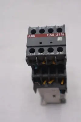 ABB CA5 Auxiliary Contact Block A600-Q300 AWG 12-16 CU Used #3592
