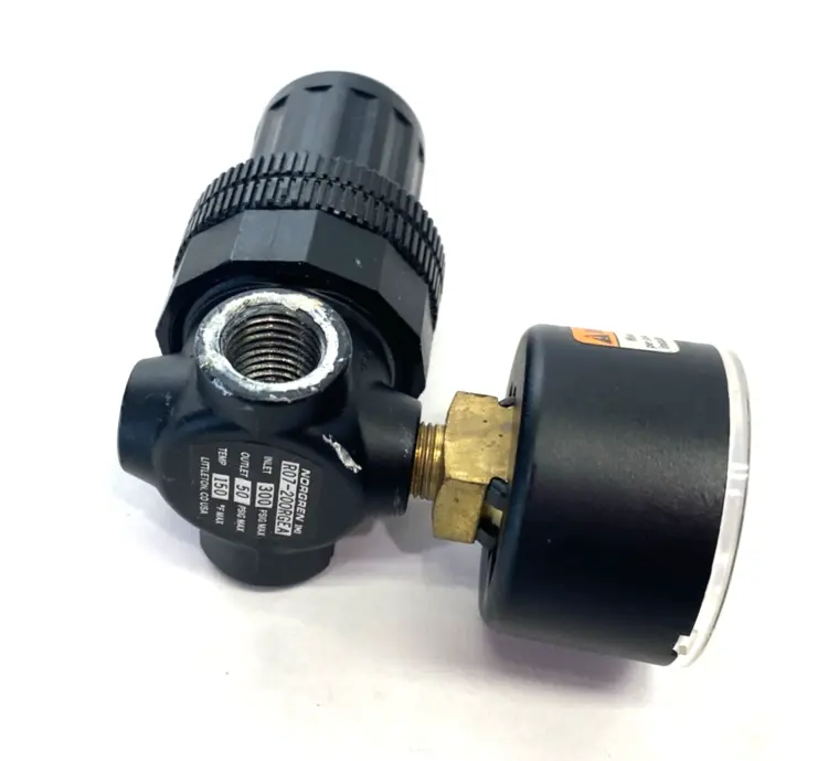 Used IMI Norgren Miniature Pneumatic Regulator 1/4" PTF ports, relieving Air Pressure Regulators Michigan US | Maverick Industrial Sales #1399278