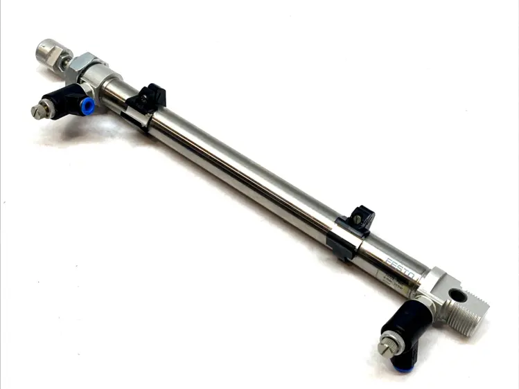 Used FESTO ISO CYLINDER 20MM BORE 220MM STROKE M8 THREAD 193990 Pneumatic Cylinders | Maverick Industrial Sales #1104265