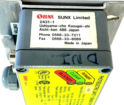 NEW SUNX SF1-AC2 PHOTOELECTIRC SAFETY SENSOR SYSTEM SF1AC2