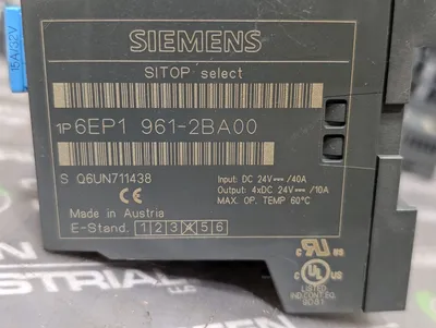 Lot of 4 Siemens 6EP1 961-2BA00 SITOP select Diagnostic Module Used