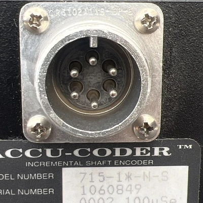 Used Accu-Codder 715-1*-N-S Encoders California US | Davliegogo LLC #1707281