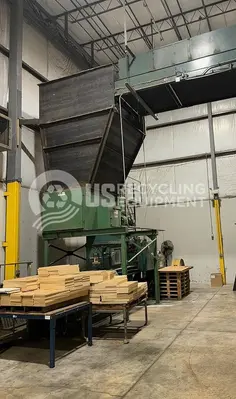 USED BLOAPCO / SELCO 5-CAJ-2558 SHREDDER & H5-12 BALER