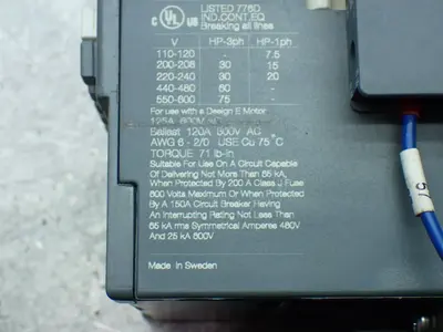 Used ABB A9530 PLC Contactors Ohio US | HGR 24 #878591