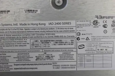 Cisco IAD 2400 Integrated Access Device