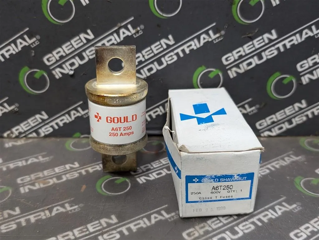 Gould Shawmut A6T250 Class T 250A Current Limiting Fuse New NIB