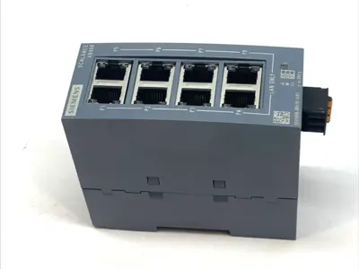 Used Siemens SCALANCE Industrial Ethernet Switch 8-Port XB008 Network Switches Michigan US | Maverick Industrial Sales #1401949
