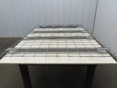 New Pallet Rack Wire Deck 42x58" Waterfall 4 Flared Channel Racking 2500lb Mesh