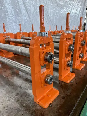 14 STAND X 3" ARBOR X 48" YODER  ROLLFORMER. STOCK # 0732822