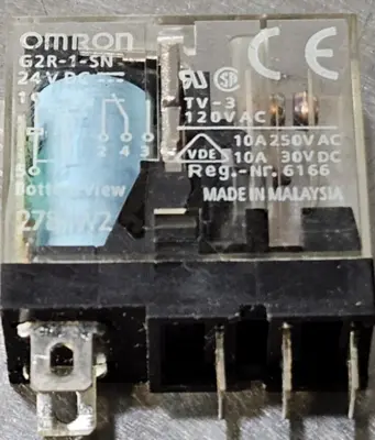 Omron - G2R-1-SN - 24VDC Relay LOT OF 6 loc4A11