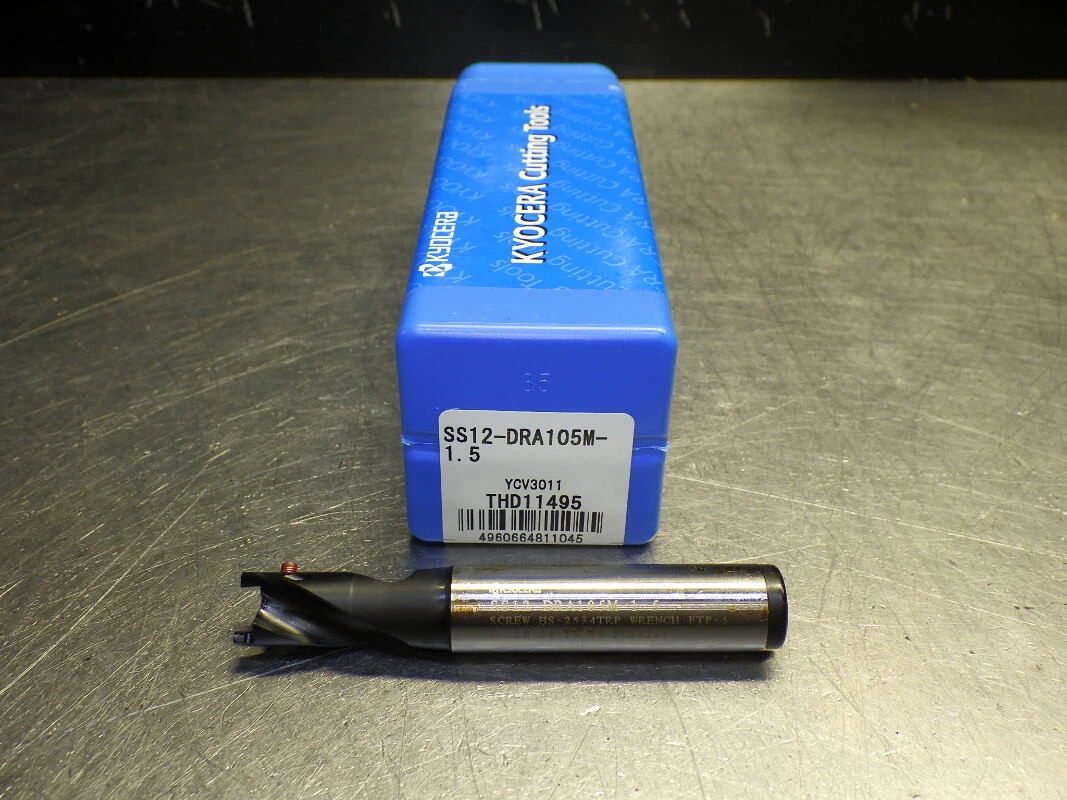 Kyocera 10.5mm-10.99mm Indexable Drill 12mm Shank SS12-DRA105M-1.5 (LOC3309)