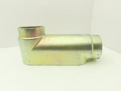 Bridgeport LB-70 4" Hub Malleable Iron LB Conduit Body Threaded Rigid