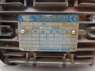 Used NERI MOTORI _UNKNOWN_ Motors (misc) Indiana US | Arrow Industrial #1249766