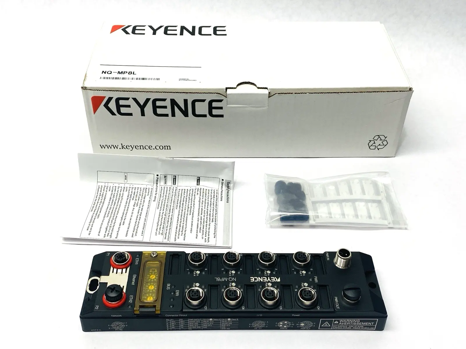 NEW KEYENCE 8-PORT MULTI-PROTOCOL COMPATIBLE IO-LINK MASTER MODULE