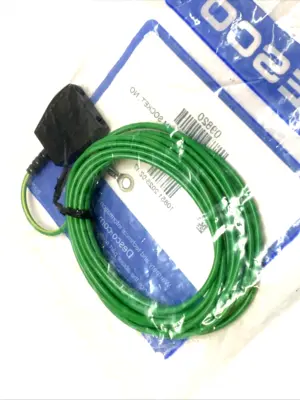 NEW DESCO COMMON POINT GROUND CORD 10MM SOCKET NO RESISTOR 10'