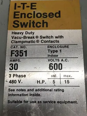 USED SIEMENS F351