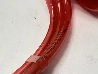 USED SMC POLYURETHANE COIL TUBING 3 TUBE RED 1M MAX LENGTH