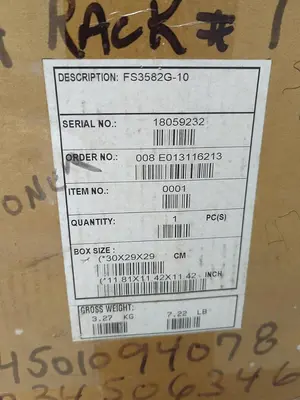 New | in-Stock FISHER CONTROLS FS3582G-10 Pump & Valve Parts | Surplus Asset Holdings #1219698