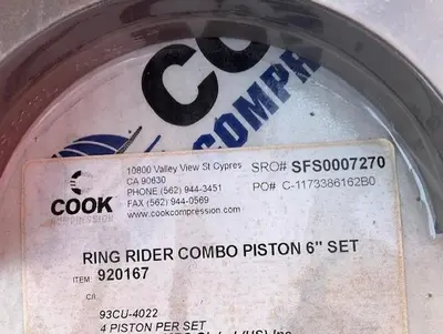 NEW COOK COMPRESSION/DRESSER RAND RDS