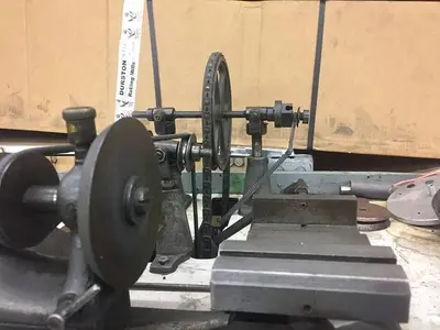 1373-385 Antique Henry Hauser S.A. Motorized Lapping Machine