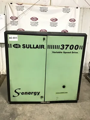 Sullair 3709VA Industrial Rotary Screw Air Compressor 125/135 PSIG