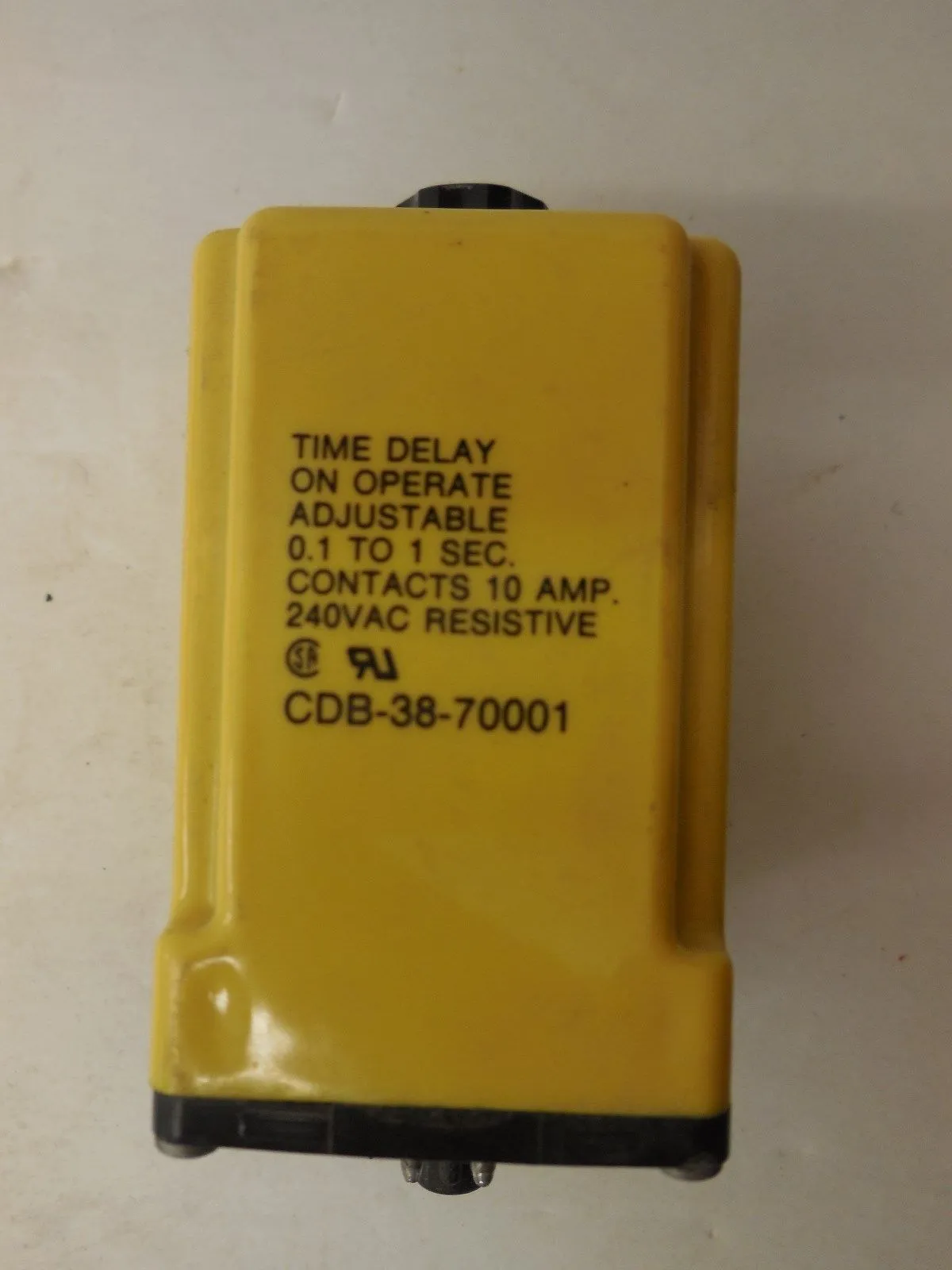POTTER & BRUMFIELD CDB-38-70001 TIME RELAY CDB3870001