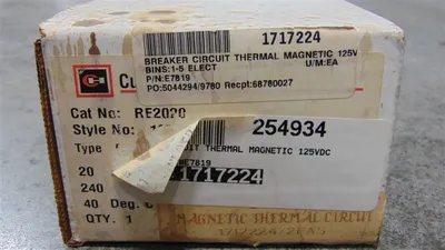 Cutler Hammer RE2020 Replacement Circuit Breaker 20 Amps 240VAC 2 Pole New NIB