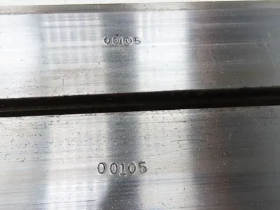 Press Brake Punch Die Set 99-1/2" Long 110° V 17/32" W 2-3/4" H