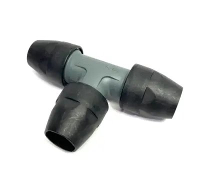 USED AIRNET EQUAL TEE SOCKET FITTING 25MM FOR AIR PIPE