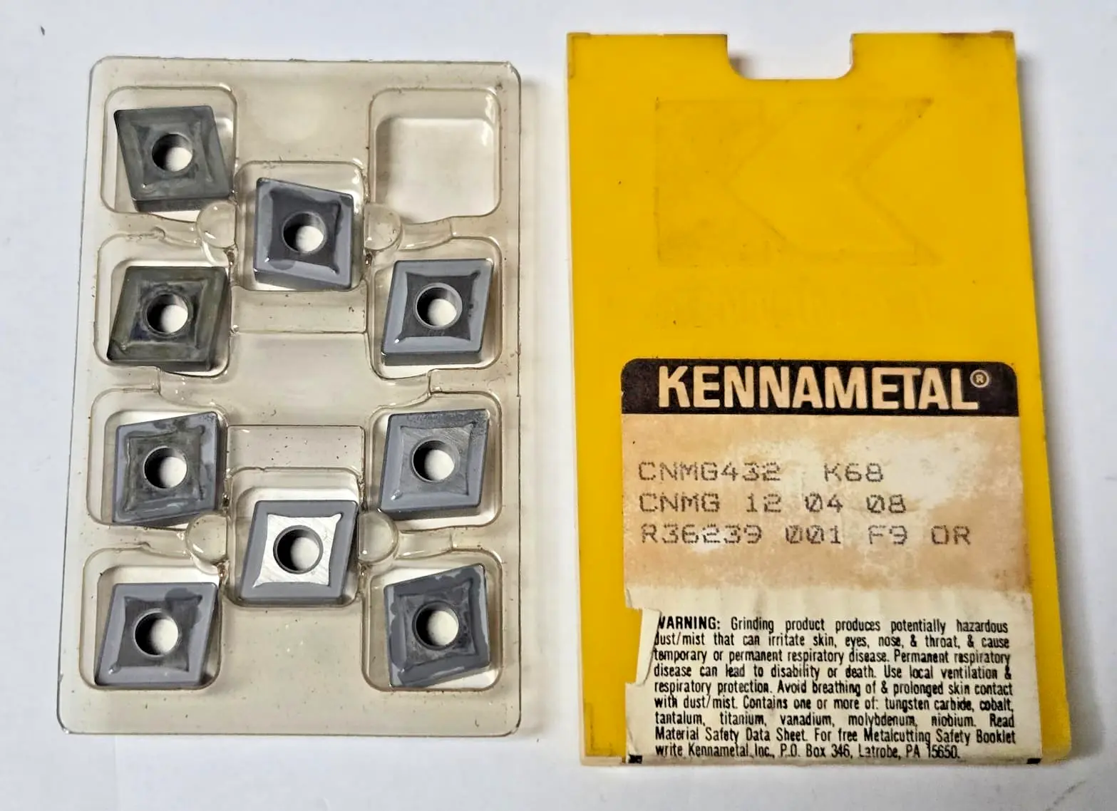 NEW Kennametal Does Not Apply