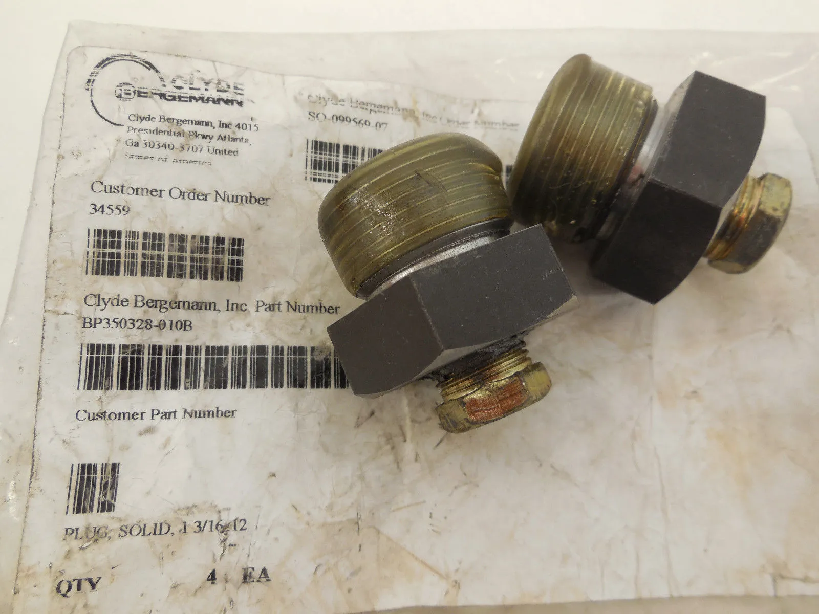 2 NEW CLYDE BERGEMANN BP350328-010B BP350328010B