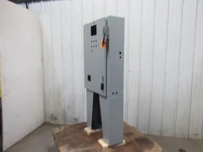 Hoffman Free Standing 36x26x8" 30A Fused Electrical Enclosure W/Backplate