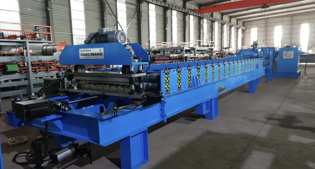 Corrugated Roof Panel Roll Forming Machine in Djibouti