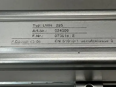 USED NOVOTECHNIK LWH 225