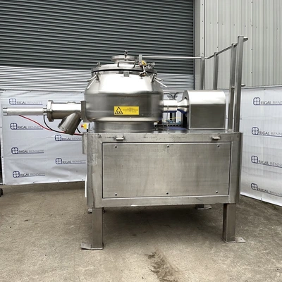 250L Calmic Euro-Vent S/S JKTD High Shear Mixer Granulator