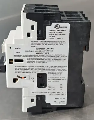 Allen Bradley 140U-D6D3-B10 /B Circuit Breaker 3 Pole 1A loc4C3