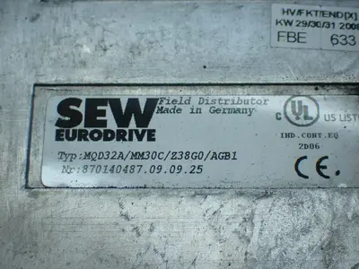 USED SEW EURODRIVE MQD32A/MM30C/Z38G0/AGB1