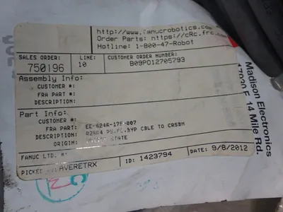 Used FANUC EE6246175007 Robot Parts Ohio US | HGR 24 #1084756