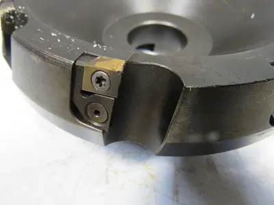 Lumco DMG32-D1 6-1/4" 8 Flute Indexing Face Mill 20° 1-1/2" Arbor
