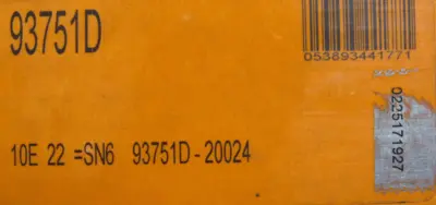 NEW TIMKEN 93751D TAPERED ROLLER BEARING 93751D-20024