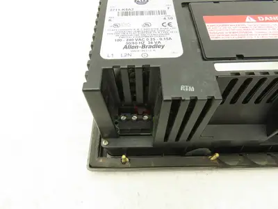 Allen Bradley 2711-K5A2 PanelView 550 HMI Control Terminal Ser F Rev K FRN 4.10