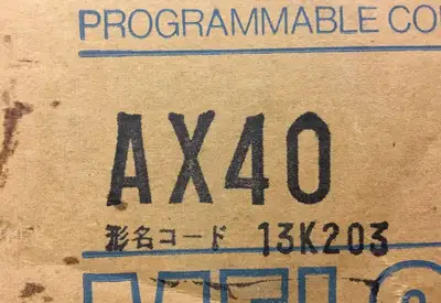 New Mitsubishi Melsec AX40 PLC 12/24VDC 4/10mA Sealed 3E-10